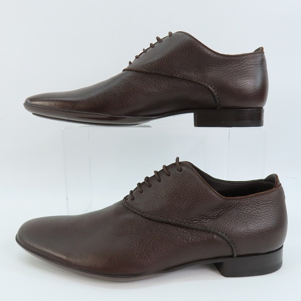 実際に弊社で買取させて頂いたErmenegildo Zegna/エルメネジルド ゼニア レザー ビジネスシューズ CA/02 AO132X 8.5EEの画像 3枚目