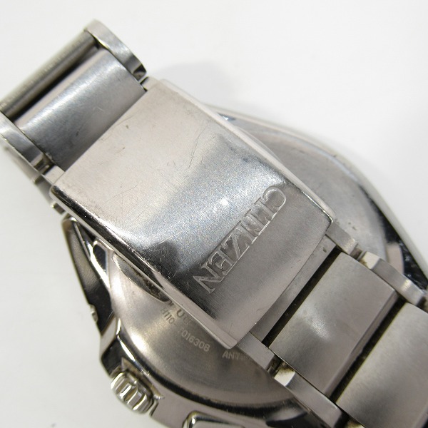 実際に弊社で買取させて頂いたCITIZEN/シチズン ATTESA/アテッサ 黒文字盤 H110-T016308の画像 6枚目