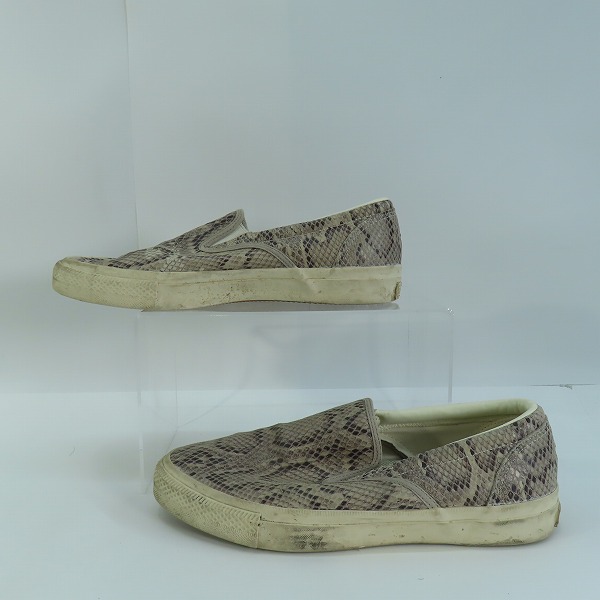 実際に弊社で買取させて頂いたCONVERSE/コンバース パイソン柄 スリッポン 1SC987/27.5の画像 3枚目