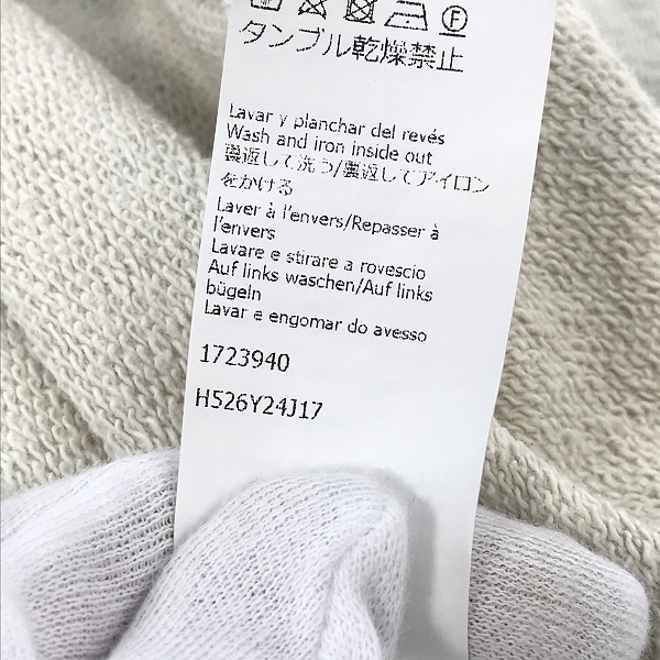 実際に弊社で買取させて頂いた【JPタグ】LOEWE/ロエベ EMBROIDERED スウェットシャツ H526Y24J17/Mの画像 5枚目