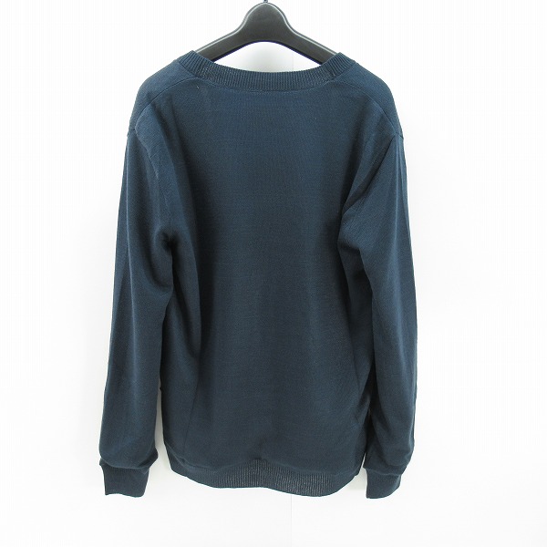 実際に弊社で買取させて頂いたglamb×JEAN MICHEL BASQUIAT/グラム×ジャンミシェルバスキア リバーシブル カーディガン ネイビー/1の画像 1枚目