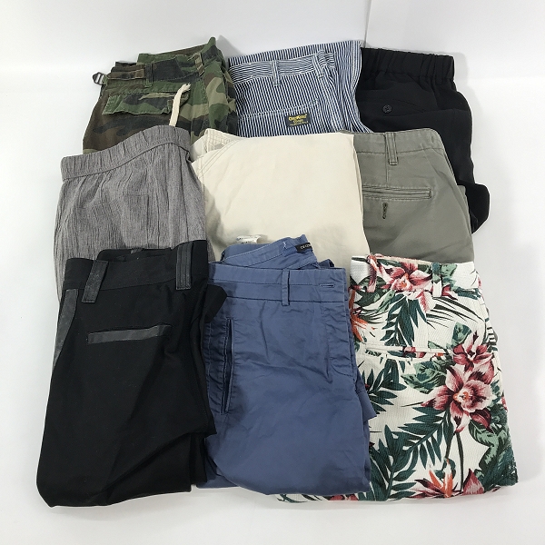 実際に弊社で買取させて頂いた【おまとめ】レイジーブルー/シーピーカンパニー/ノーアイディー 等 ハーフパンツ/カラーパンツ/ストレートパンツ 他