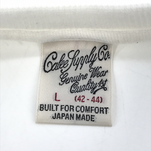 実際に弊社で買取させて頂いたCALEE/キャリー ロゴ刺繍 半袖Tシャツ/L（42-44）の画像 2枚目