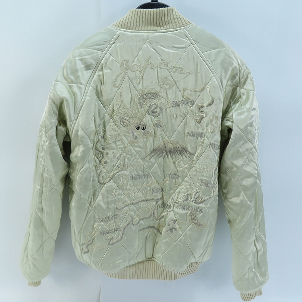 実際に弊社で買取させて頂いたTHE FLAT HEAD/フラットヘッド リバーシブル スカジャン スーベニアジャケット/Lの画像 3枚目