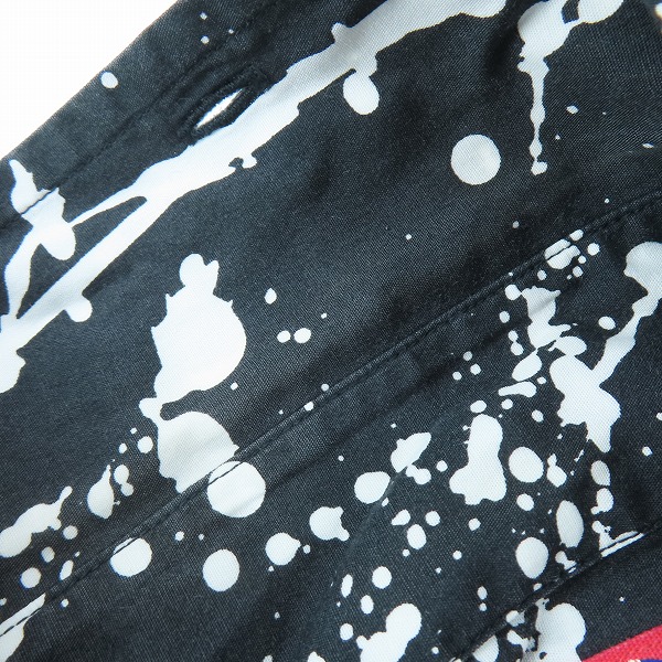 実際に弊社で買取させて頂いたA BATHING APE/アベイジングエイプ ペンキ柄 長袖シャツ /Mの画像 6枚目