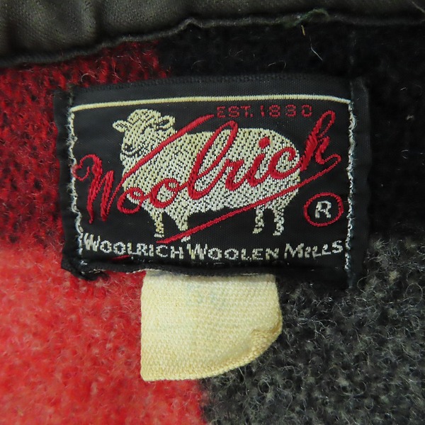 実際に弊社で買取させて頂いたWoolrich/ウールリッチ ヴィンテージ ジャケットの画像 2枚目