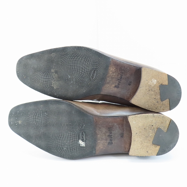 実際に弊社で買取させて頂いたBerluti/ベルルッティ カリグラフィ アンディ デムジュール レザー ローファー 8.5の画像 2枚目