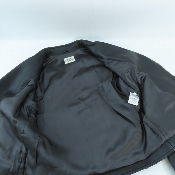 実際に弊社で買取させて頂いたDENIM×TOMORROWLAND/デニム×トゥモローランド カウレザー ダブルライダースジャケット 46の画像 3枚目