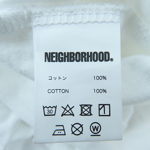実際に弊社で買取させて頂いたNEIGHBORHOOD/ネイバーフッド /長袖Tシャツ/ロンT ホワイト Mの画像 3枚目