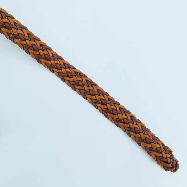 実際に弊社で買取させて頂いたNO ID./ノーアイディー レザーメッシュベルト の画像 4枚目