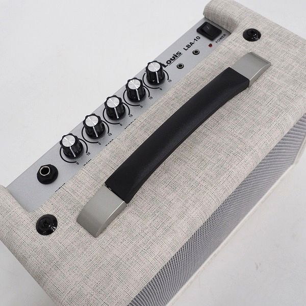 実際に弊社で買取させて頂いたLouis/ルイス LBA-10 Milkey White/ミルキーホワイト ベース用コンボアンプ 10W【動作確認済】の画像 1枚目