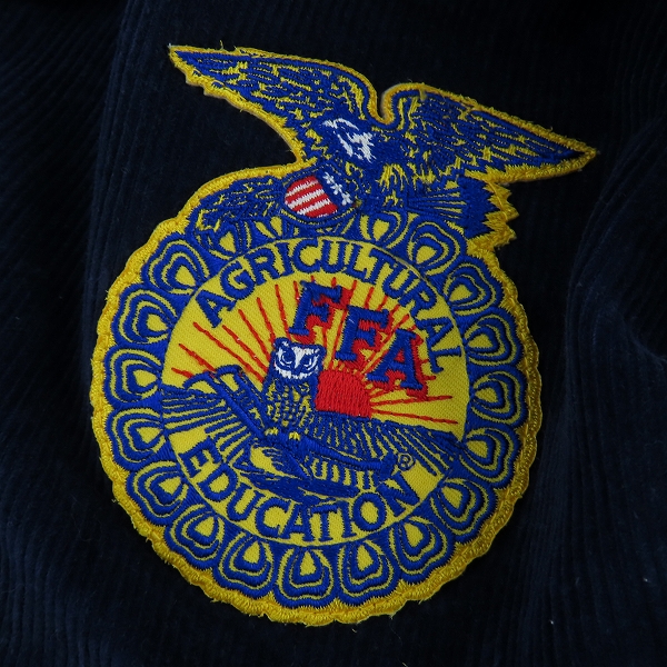 実際に弊社で買取させて頂いたNATIONAL FFA/アメリカ国立農業学校 ファーマーズ ヴィンテージ/ビンテージ コーデュロイ ジャケット LOT100/54-Tの画像 6枚目