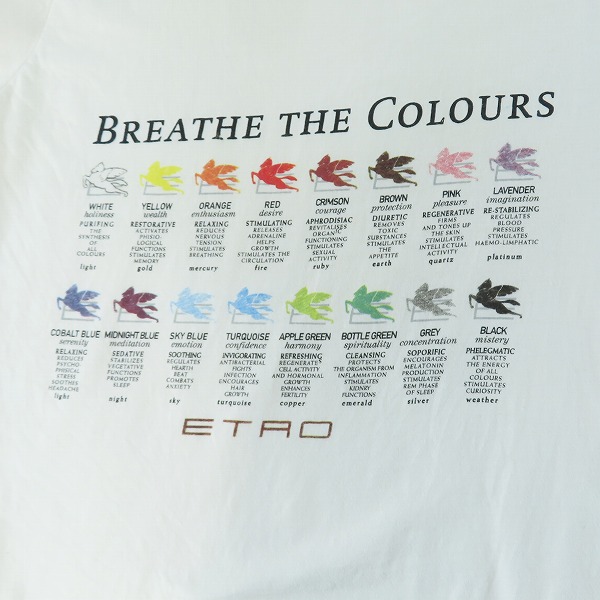 実際に弊社で買取させて頂いたETRO/エトロ プリント半袖Tシャツ/Lの画像 3枚目