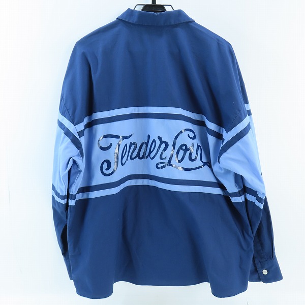 実際に弊社で買取させて頂いたTENDERLOIN/テンダーロイン 17AW T-WORK SHT U 切り替えワークシャツ/Mの画像 1枚目