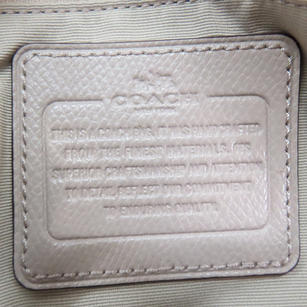 実際に弊社で買取させて頂いた【未使用】COACH/コーチ 2wayハンドバッグ/ショルダーバッグ 34517の画像 4枚目