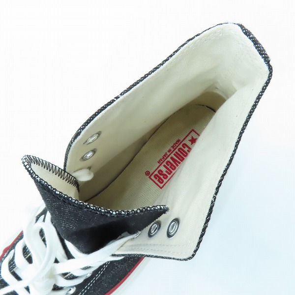 実際に弊社で買取させて頂いた【未使用】CONVERSE/コンバース 日本製 ALL STAR J OKAYAMADENIM HI/オールスターJ オカヤマデニム HI/7の画像 4枚目