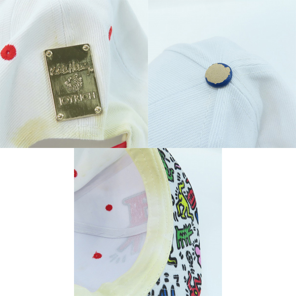 実際に弊社で買取させて頂いたJOYRICH×keith haring/ジョイリッチ×キース ヘリング 刺繍 キャップ/ONE SIZEの画像 8枚目