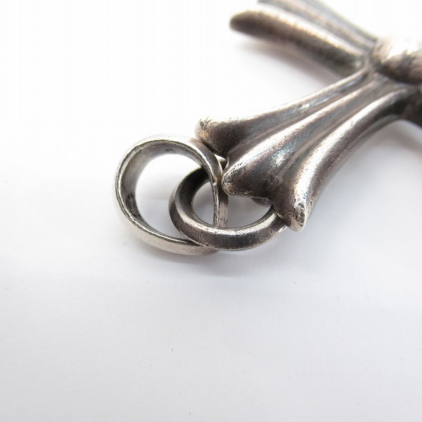 実際に弊社で買取させて頂いた【ギャラ付き】CHROME HEARTS/クロムハーツ CH CROSS LRG/ラージクロスペンダント w/ベイルの画像 3枚目