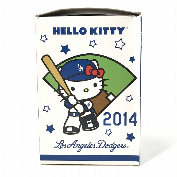 実際に弊社で買取させて頂いた【未開封】SANRIO/サンリオ ロサンゼルス・ドジャース ハローキティ 2014 ボブルヘッドフィギュア/首振り人形の画像 1枚目