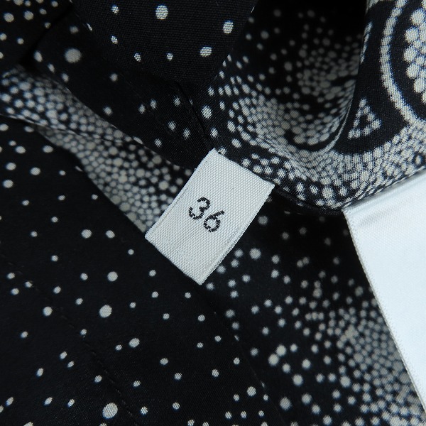 実際に弊社で買取させて頂いた【JPタグ】CELINE/セリーヌ シルク ハワイアンシャツ クレープ ド シーヌ ルーズフィット 2C946932W.38CE/36の画像 3枚目