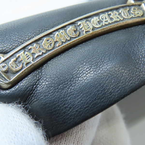 実際に弊社で買取させて頂いたCHROME HEARTS/クロムハーツ LACE SIDE POUCH 3 CEME/レースサイド ポーチ 3セメタリークロスパッチの画像 8枚目