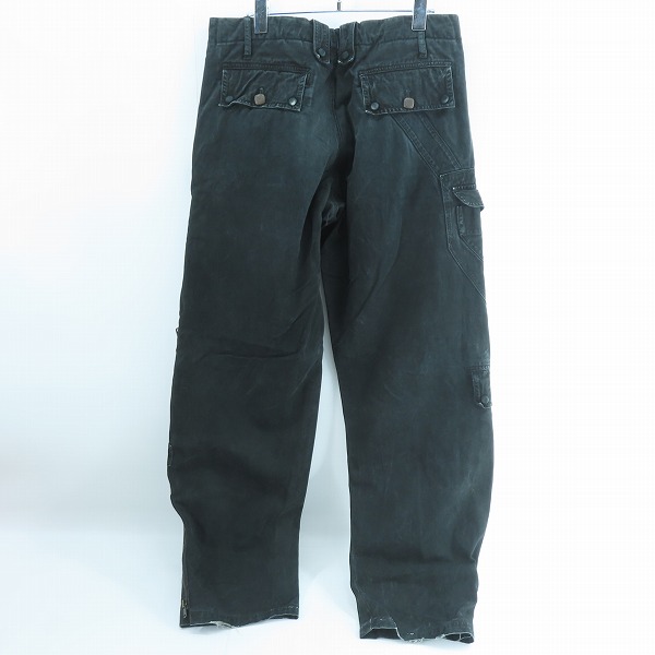 実際に弊社で買取させて頂いたkiminori morishita/キミノリモリシタ ジップ 装飾 カーゴパンツ 7747-324-1/ 5/48の画像 1枚目