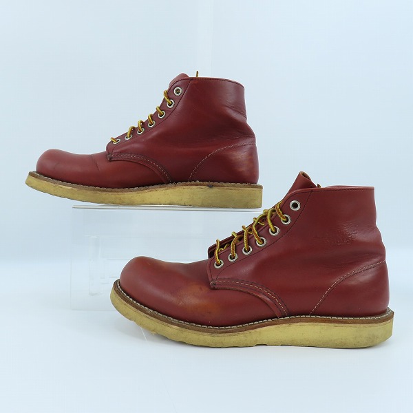 実際に弊社で買取させて頂いたRED WING/レッドウィング プレーントゥ ブーツ 9105/6.5Dの画像 3枚目