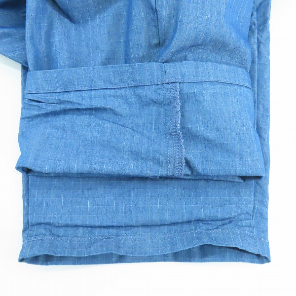 実際に弊社で買取させて頂いたWTAPS/ダブルタップス SEAGULL03/シーガル トラウザーズ リップストップ デニムパンツ 221WVDT-PTM03/02の画像 7枚目