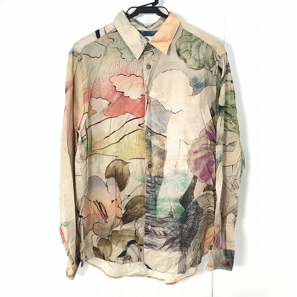 実際に弊社で買取させて頂いたPaul Smith/ポールスミス 総柄長袖シャツ PFCR-84150/L