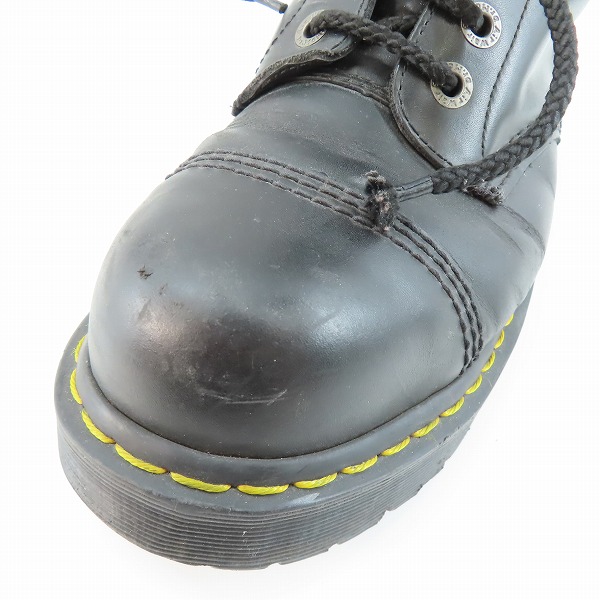 実際に弊社で買取させて頂いた Dr.Martens/ドクターマーチン 8761 BXB BOOT スチールトゥ 10ホール レースアップ ブーツ 10966001/UK7の画像 6枚目