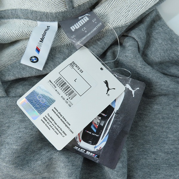 実際に弊社で買取させて頂いた【未使用】PUMA/プーマ モータースポーツ フーディー/パーカー 597972-03/Lの画像 5枚目
