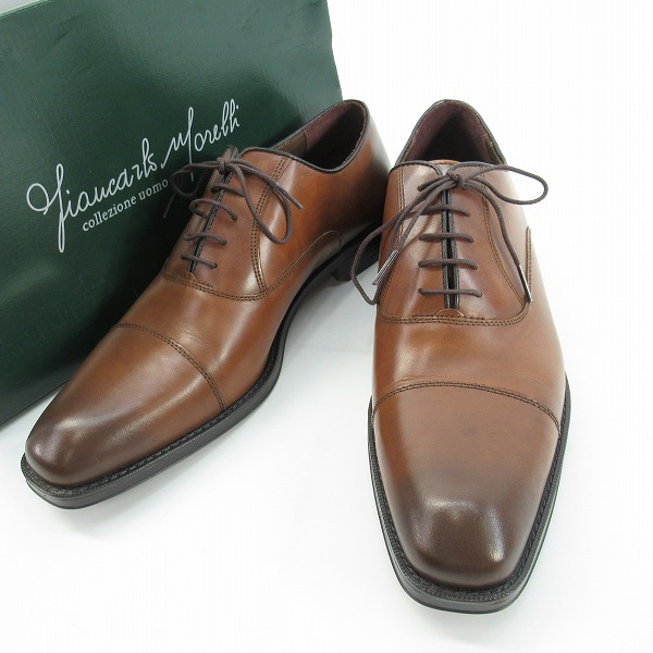 実際に弊社で買取させて頂いたGIANCARLO MORELLI/ジャンカルロ・モレリ ビジネスシューズ GM01240/42