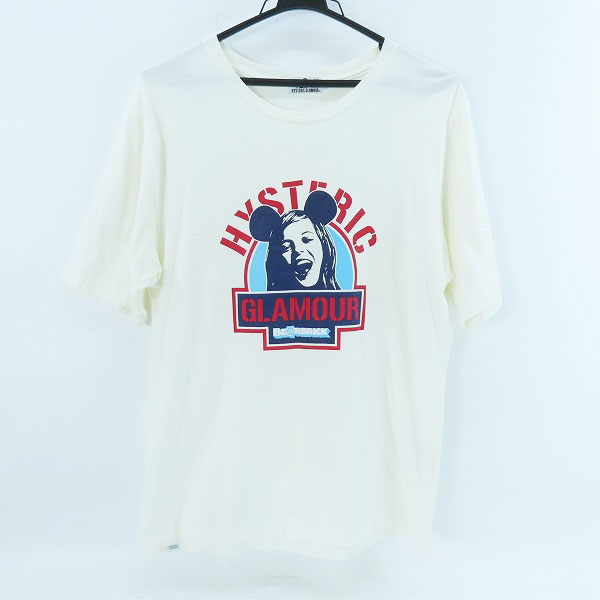 実際に弊社で買取させて頂いたHYSTERIC GLAMOUR×MEDICOM TOY/ヒステリックグラマー×メディコムトイ BE@R&GIRL 2019 プリント Tシャツ 02192CT23 M