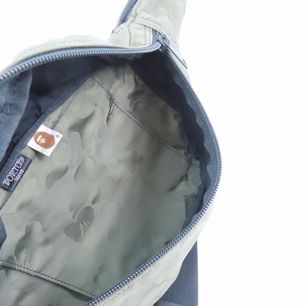 実際に弊社で買取させて頂いたPORTER×A BATHING APE/ポーター×アベイシングエイプ CAMO WAIST POUCH ウエストポーチ/バッグの画像 3枚目
