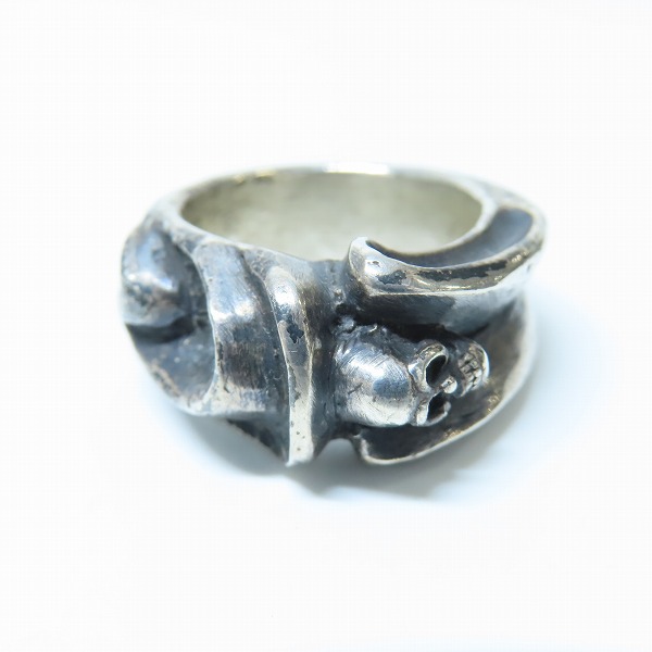 実際に弊社で買取させて頂いた【ギャラ付き】Gabor/ガボール Gaboratory/ガボラトリー GOTHIC SKULL RING/ゴシック スカル リング 19.5号の画像 1枚目