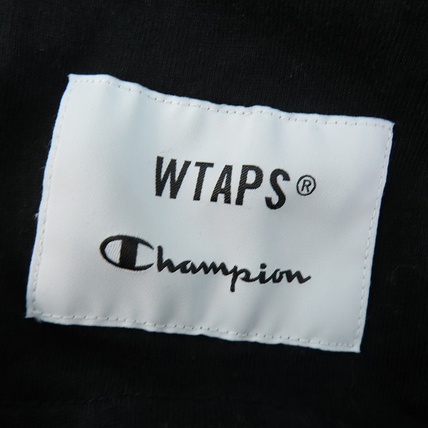 実際に弊社で買取させて頂いたWTAPS × Champion/ダブルタップス × チャンピオン ロングスリーブTシャツ C8-Z411/XLの画像 6枚目
