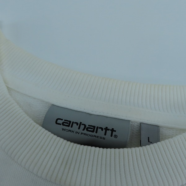 実際に弊社で買取させて頂いたCarhartt/カーハート  ロゴスウェット I025470/Lの画像 6枚目