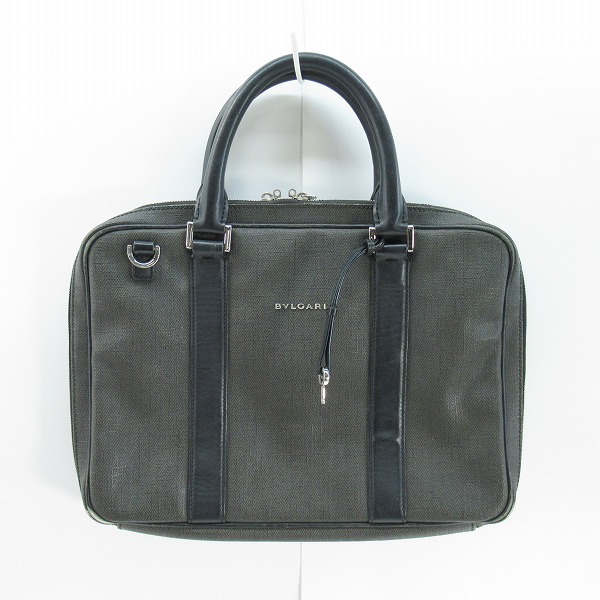 実際に弊社で買取させて頂いた【難あり】BVLGARI/ブルガリ レザー ビジネスバッグ/ブリーフケース