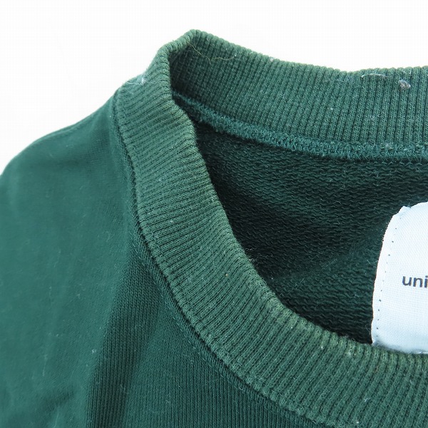 実際に弊社で買取させて頂いたuniform experiment/ユニフォームエクスペリメント 21AW SLEEVE PANELED CREWNECK スウェット UE-212015/2の画像 7枚目