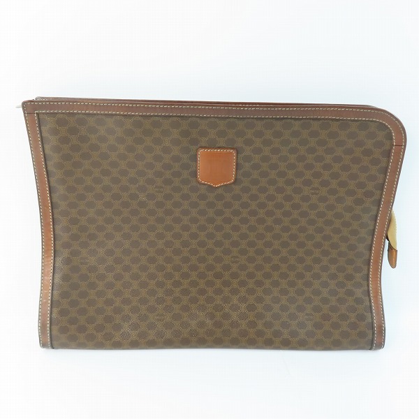 実際に弊社で買取させて頂いたCELINE/セリーヌ マカダム柄 クラッチバッグ