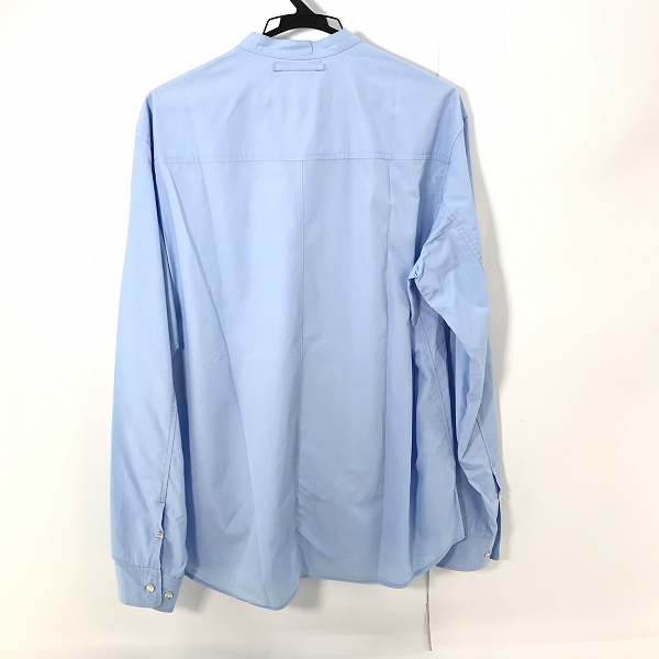 実際に弊社で買取させて頂いたthe shepherd UNDERCOVER/ザ シェパード アンダーカバー スタンドカラーシャツ B.LIGHT BLUE US1B4401/3の画像 1枚目
