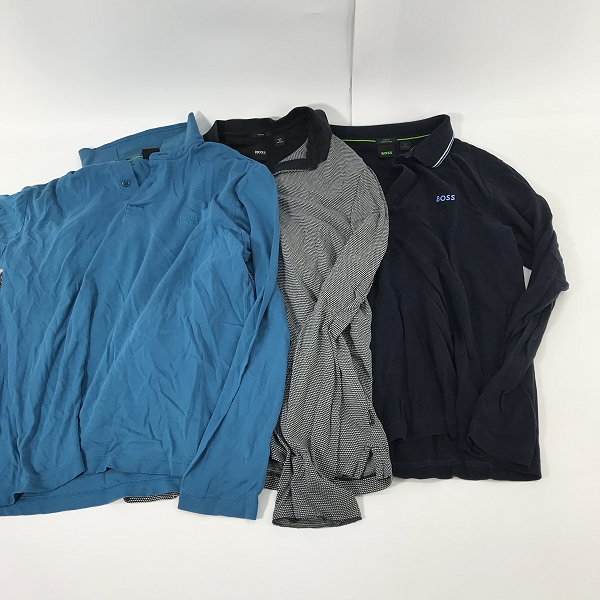 実際に弊社で買取させて頂いた【おまとめ】HUGO BOSS/ヒューゴボス 長袖ポロシャツの画像 1枚目