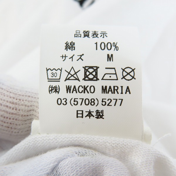 実際に弊社で買取させて頂いたWACKO MARIA×TIM LEHI/ワコマリア×ティムリーハイ 23SS CREW NECK  T-SHIRT 23SS-WMT-OT01/Ｍの画像 3枚目