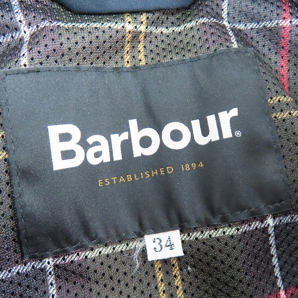 実際に弊社で買取させて頂いたBarbour/バブアー ポリエステル コーデュロイ 切替 ジャケット 231MCAS044/34の画像 2枚目