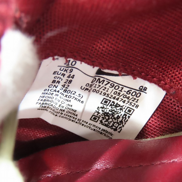 実際に弊社で買取させて頂いたNIKE×SACAI×KAWS/ナイキ×サカイ×カウズ BLAZER LOW Team Red DM7901-600/28の画像 5枚目