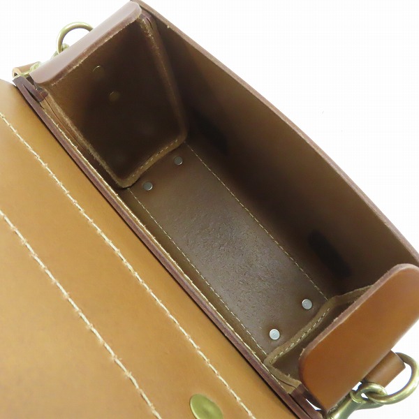 実際に弊社で買取させて頂いたHERZ/ヘルツ レザークラシック 2way 樽型ミニバッグ/ショルダーバッグの画像 3枚目