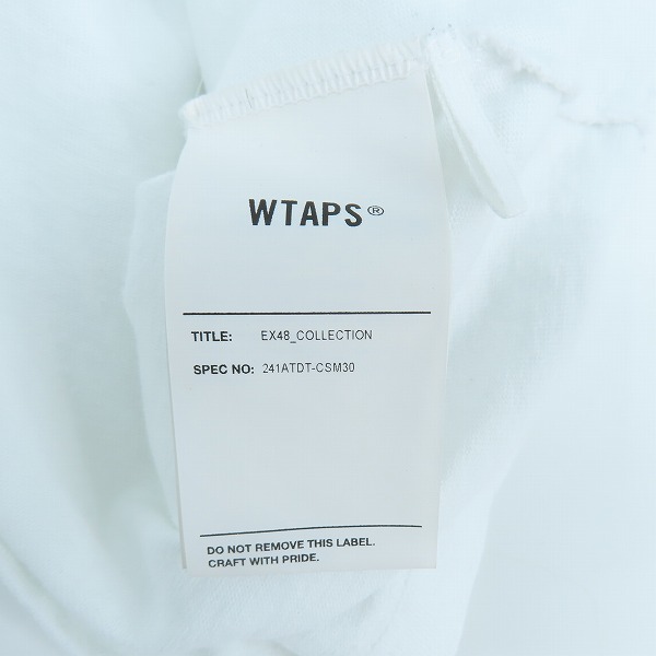 実際に弊社で買取させて頂いたWTAPS/ダブルタップス 24SS OBJ 05 / SS / COTTON. BOB Tシャツ241ATDT-CSM30/03の画像 3枚目