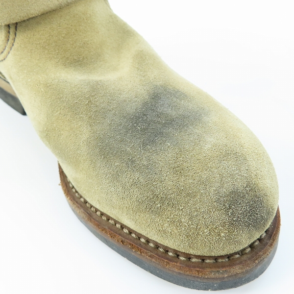 実際に弊社で買取させて頂いたRED WING/レッドウィング ENGINEER BOOTS/エンジニアブーツ スエード 8268/8.5Dの画像 7枚目