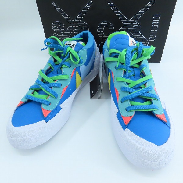 実際に弊社で買取させて頂いた【未使用】NIKE×KAWS×sacai/ナイキ×カウズ×サカイ BLAZER LOW/ブレーザーロー ネプチューンブルー DM7901-400/28.5