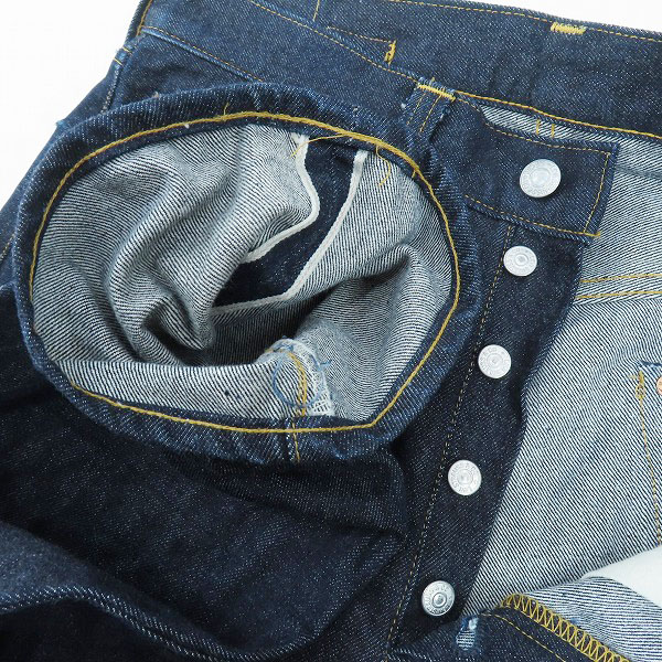実際に弊社で買取させて頂いたLEVI'S/リーバイス 201XX 刻印555 米国製 復刻 98年製 ビッグE デニムパンツ/ジーンズ 201-0003/W34L40の画像 2枚目
